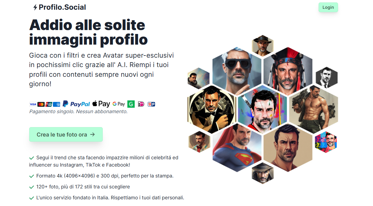 Profilo.Social - AI Avatar Generator